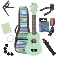 Ukelele Soprano Ukulele Acustico Epic 21 Funda + Accesorios