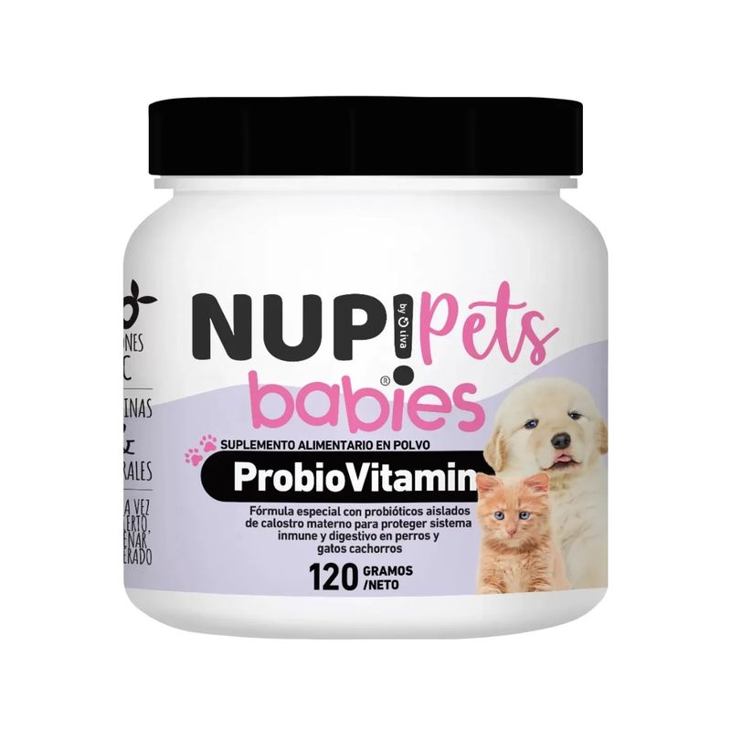 NUP - Suplemento para Cachorros Babies ProbioVitamin 120g Nup Pets