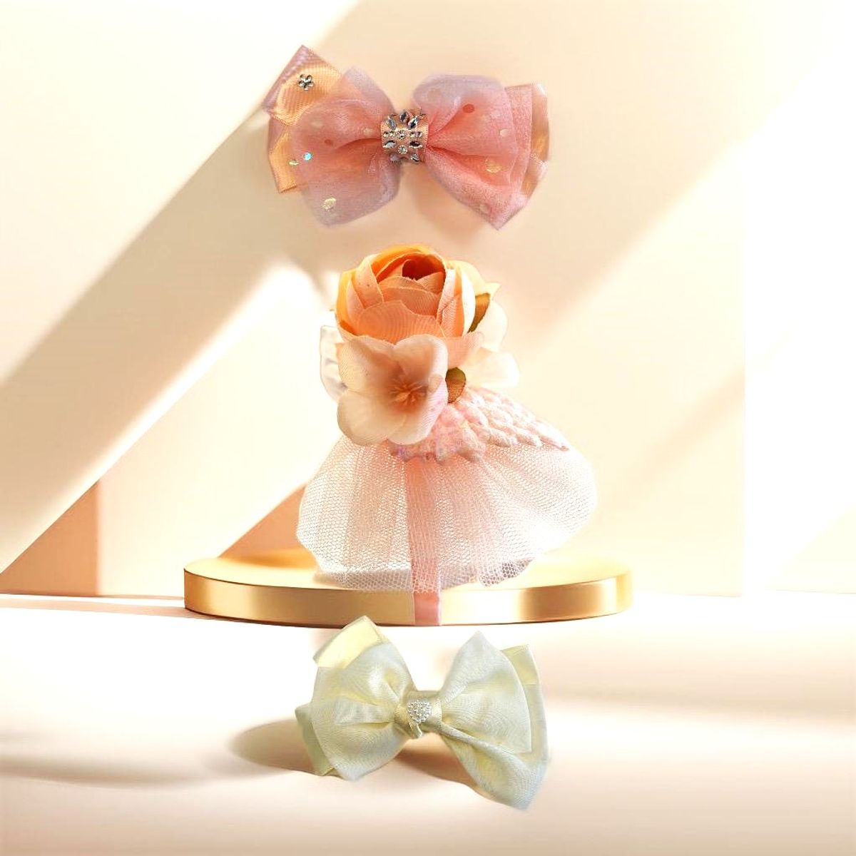 UNICO DISEÑO - SET JUEGO DE PINCHES Y DIADEMAS  PARA NIÑAS