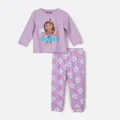 LA CASA DE GABBY - Pijama Largo Niña Personaje Gabby Doll House Morado