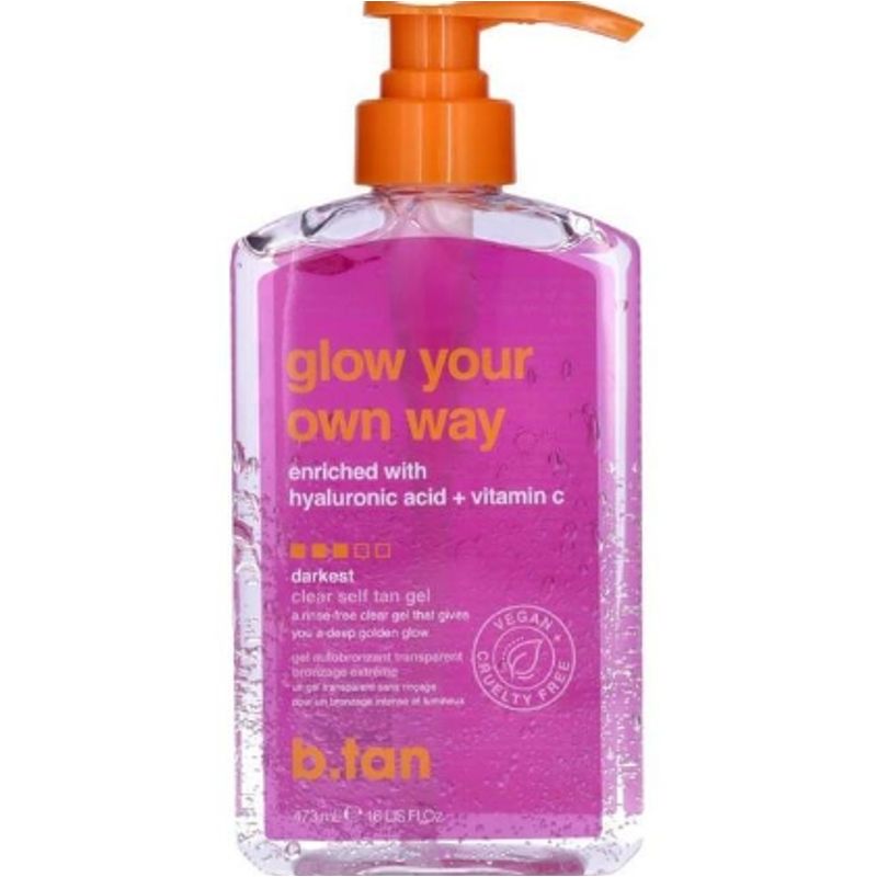 B TAN - Autobronceador en Gel Glow Your Own Way Darkest 473 ml - B.tan