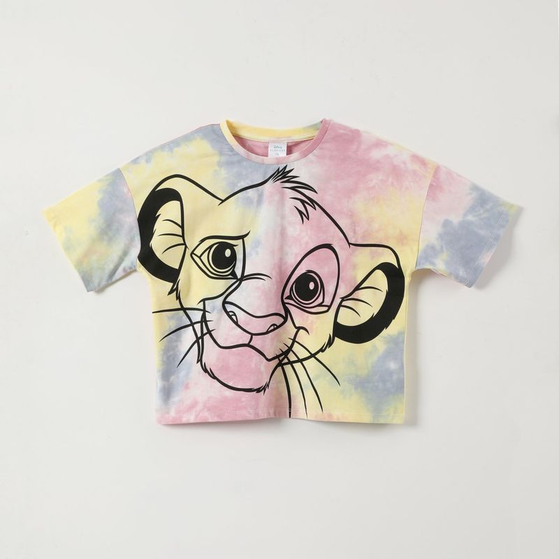 DISNEY - Polera Manga Corta Niña Simba El Rey Blanco
