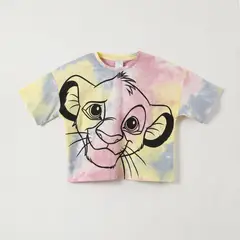 DISNEY - Polera Manga Corta Niña Simba El Rey Blanco