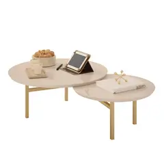VEKKAHOME - MESA DE CENTRO CHARLOTE Off white