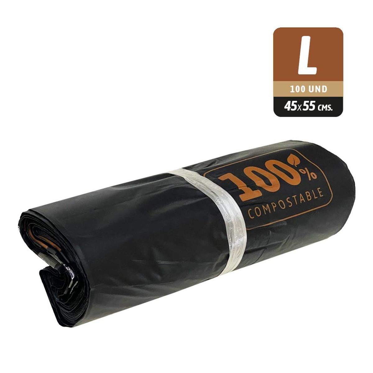 DALI - Bolsa courier biodegradable compostable 45 x 55 cm 100 und