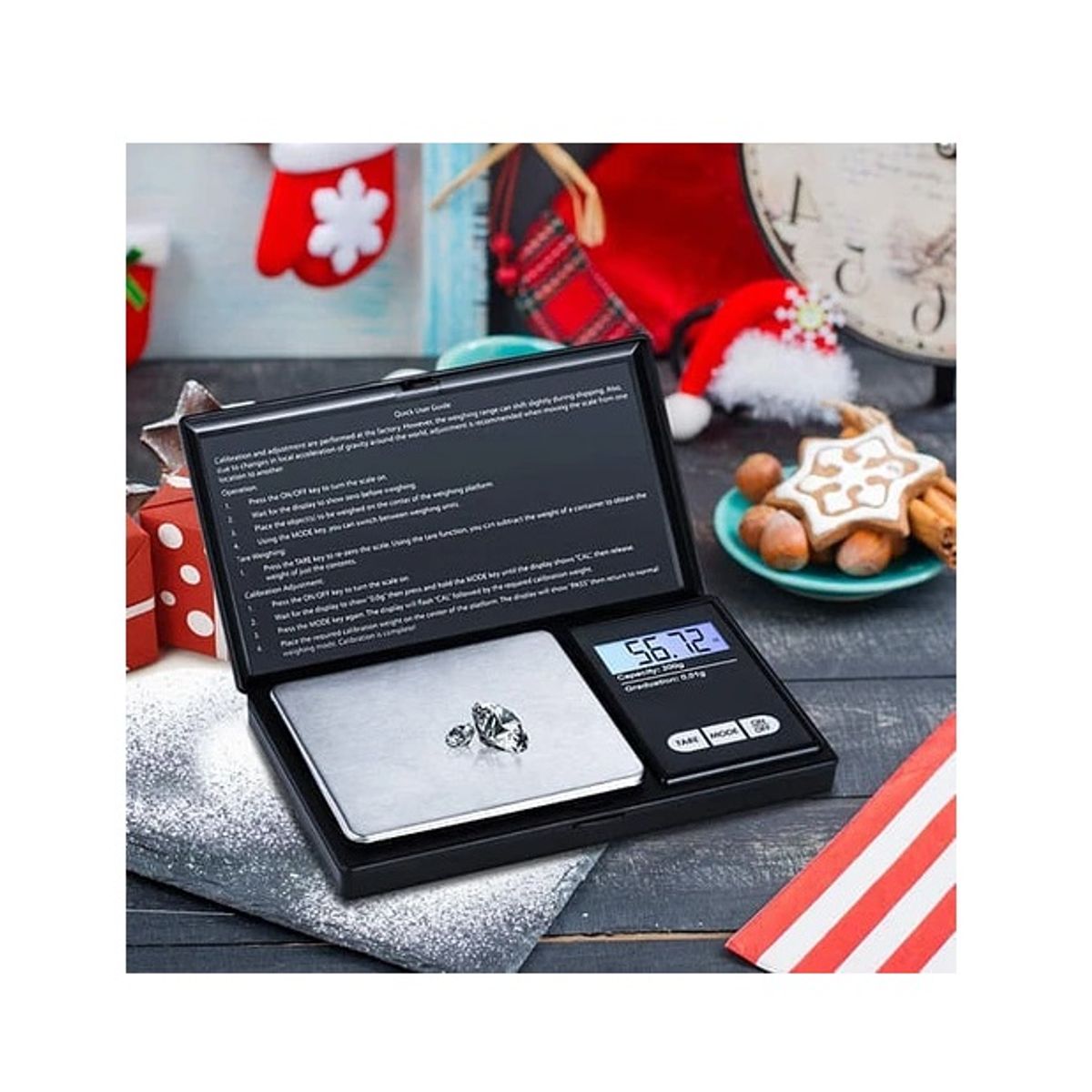 GENERICO - Balanza Digital De Bolsillo Gramara Pesa Digital Diamont 01500gr