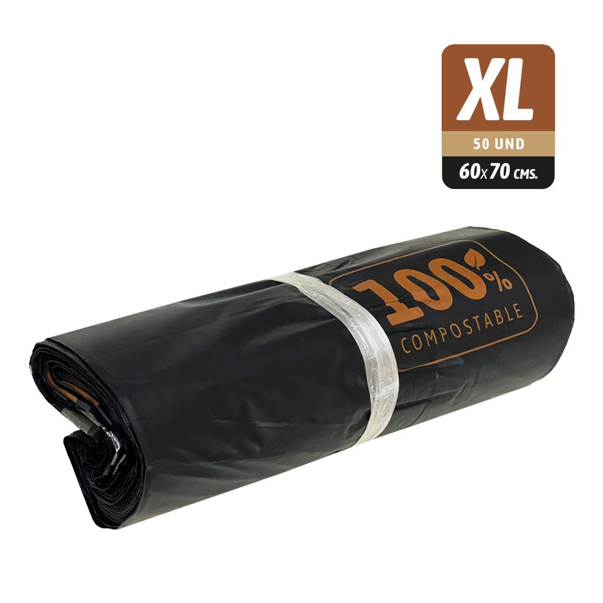 DALI - Bolsa courier biodegradable compostable 60 x 70 cm 50 und