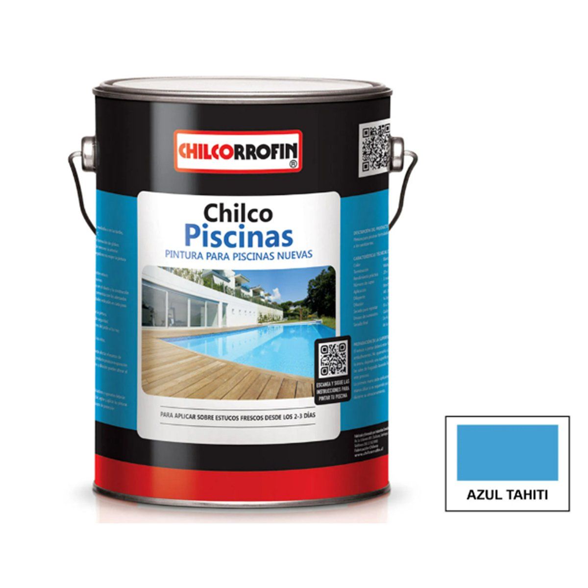 GENERICO - PINTURA PARA PISCINAS AZUL TAHITI CHILCO CHILCORROFIN