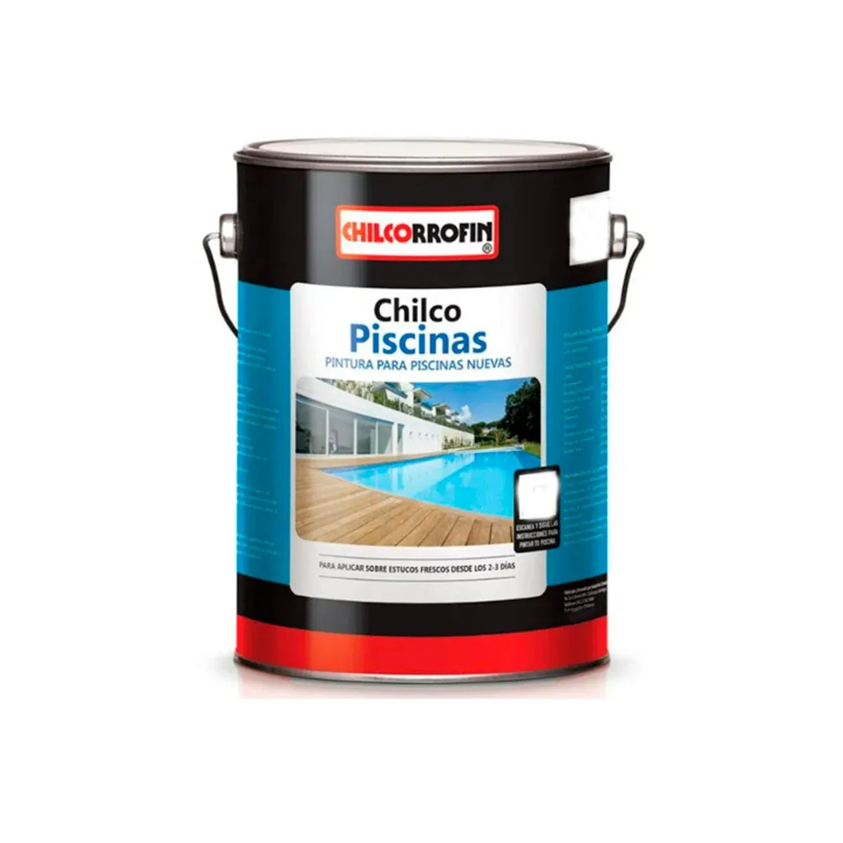 GENERICO - PINTURA PARA PISCINAS 1G CELESTE AGUA CHILCO CHILCORROFIN