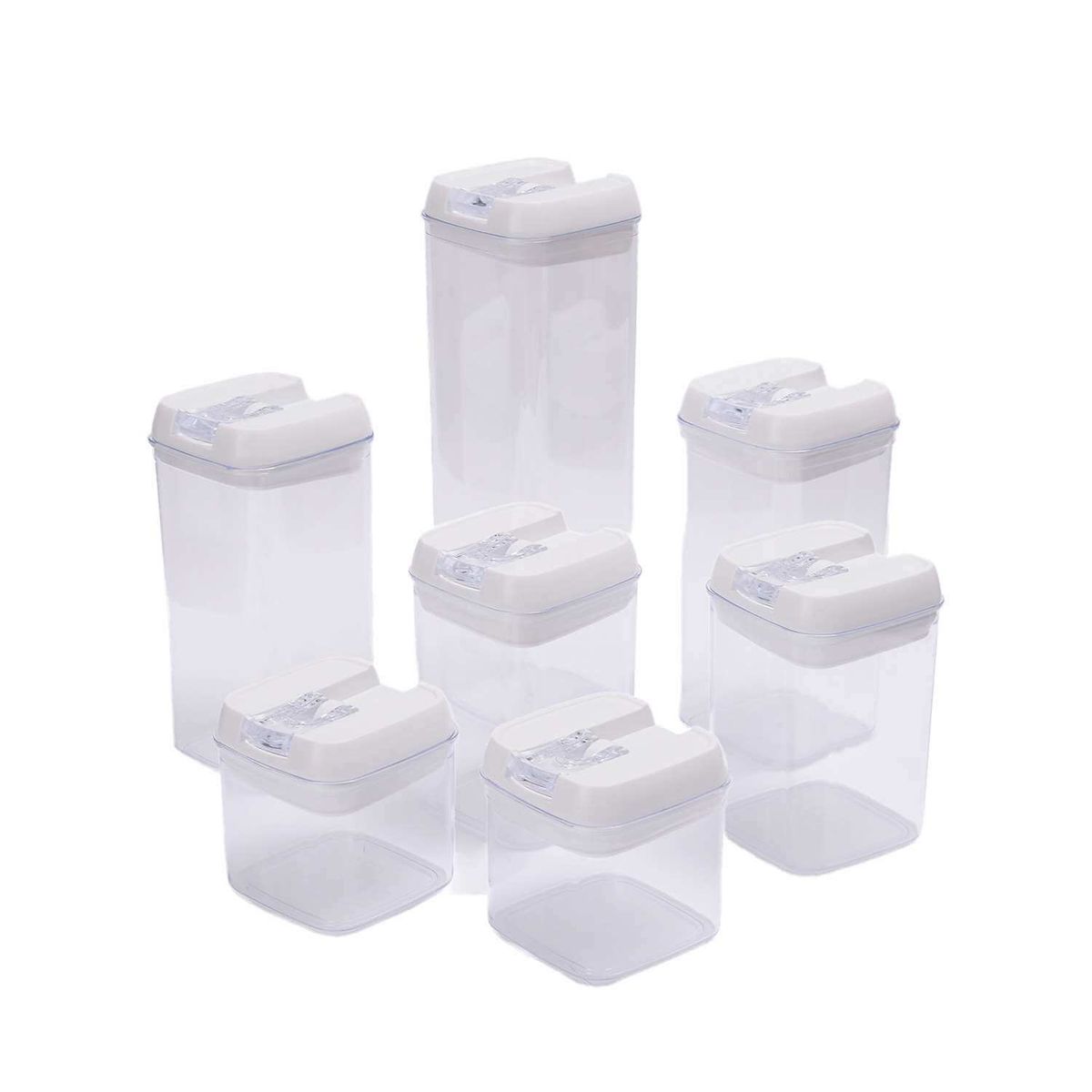 SOHOGAR - Set 7 Contenedores herméticos para alimentos