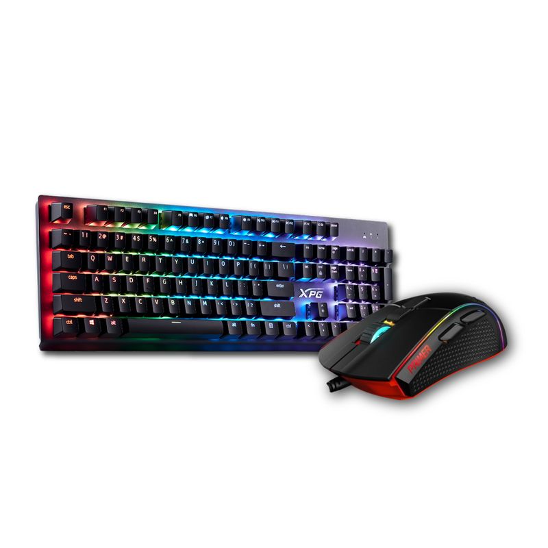 XPG - Combo Teclado + Mouse Gamer - XPG MagePrimer RGB - USB - Black
