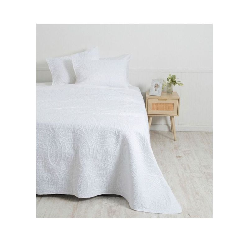MASHINI - Quilt Mashini Super King Portugal Blanco