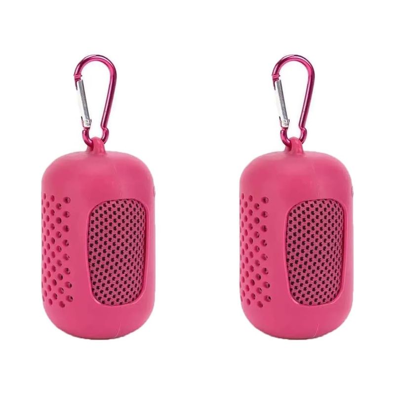 ATURE - 2u Toallas De Secado Rápido Para Gimnasio Gym Portables Rojo Magenta