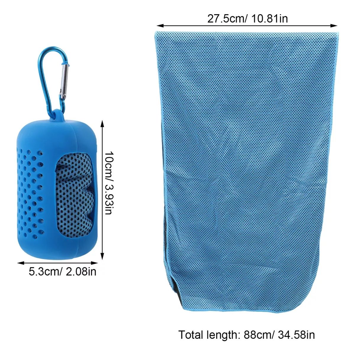 ATURE - 2u Toallas De Secado Rápido Para Gimnasio Gym Portables Rojo Magenta