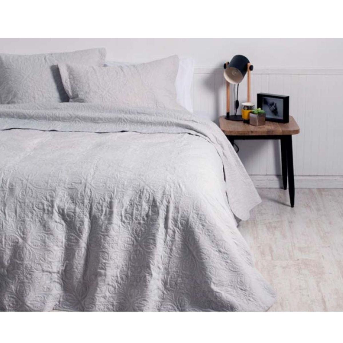 MASHINI - Quilt Mashini Super King Portugal Gris