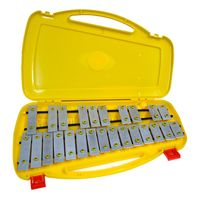 METALOFONO 25 NOTAS DE CROMADAS - CAJA AMARILLA RMX.