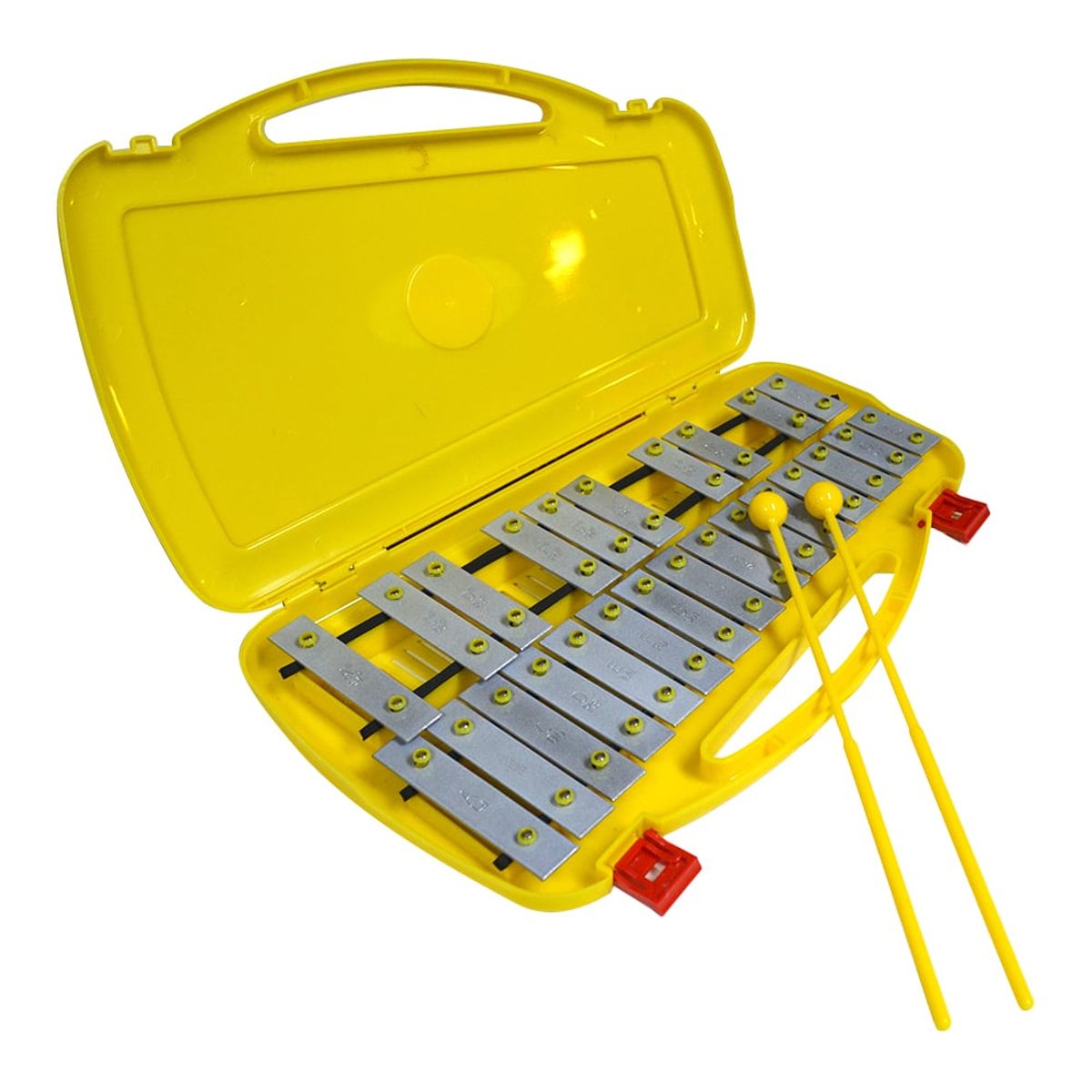 RMX - METALOFONO 25 NOTAS DE CROMADAS - CAJA AMARILLA RMX.