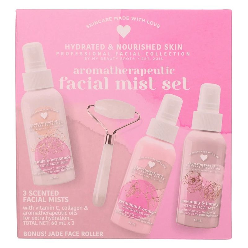 BODY LUXURIES - SET DE BRUMAS FACIALES AROMALTHERAPEUTIC FACIAL MIST SET.-