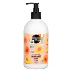 ORGANIC SHOP - Jabón Líquido de Manos Nutritivo Rosa y Durazno 500 ml