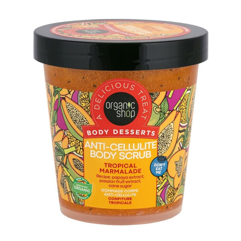ORGANIC SHOP - Exfoliante Corporal Anticelulítico Mermelada Tropical 450 ml