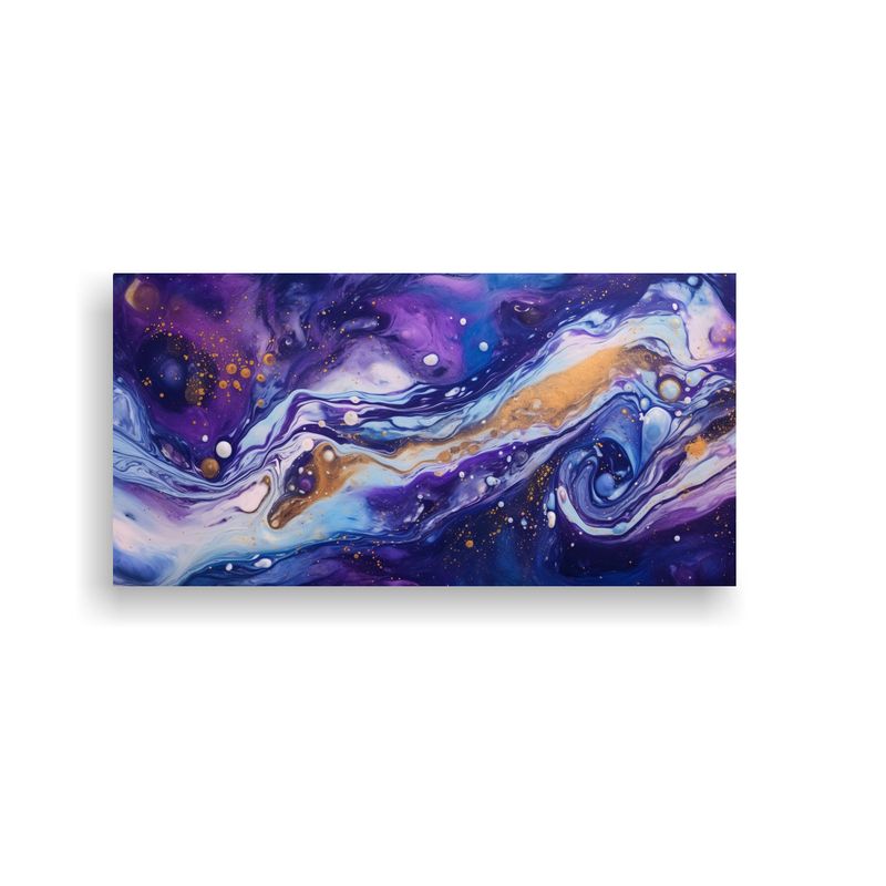 GENERICO - Pinturas Decorativas Dinámicas De Galaxias Vibran 160x80cm