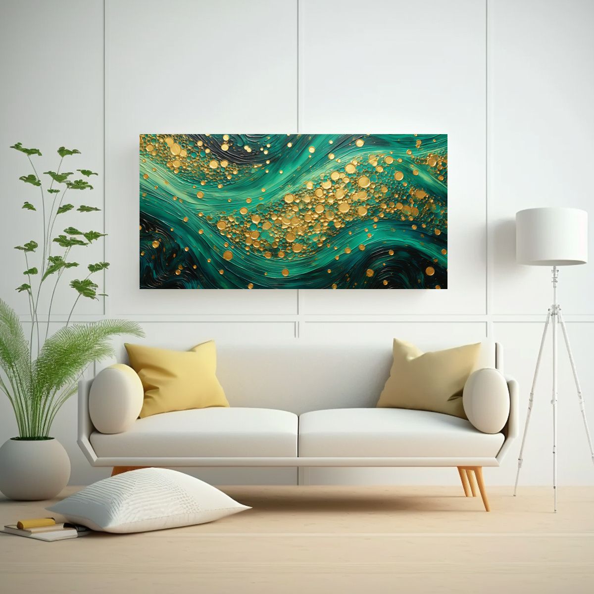 GENERICO - Pinturas Decorativas Estilo Puntillismo Luminoso E 160x80cm