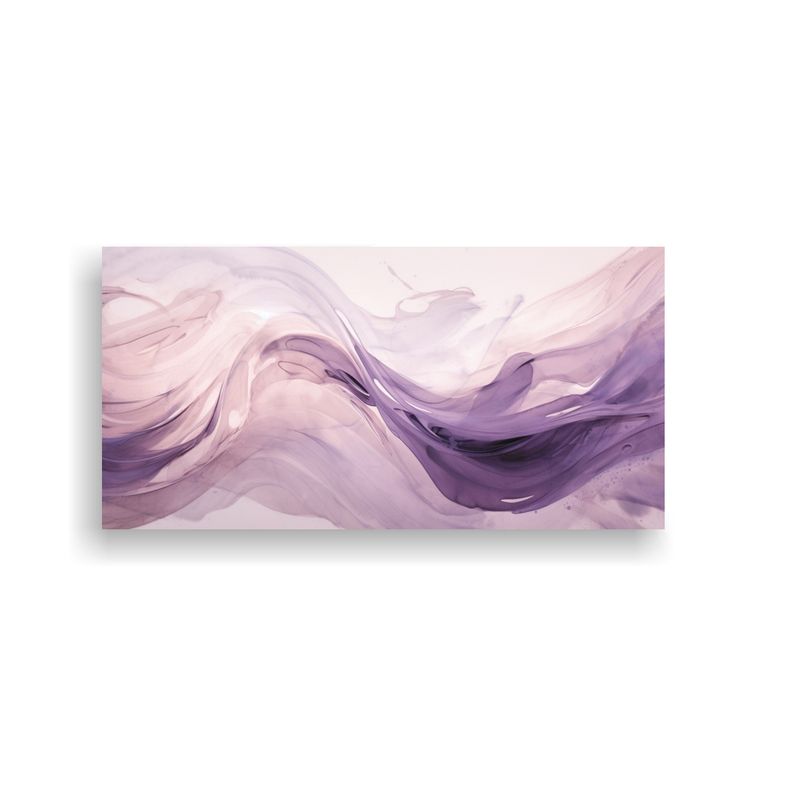GENERICO - Cuadro Tela Resistente Con Forma Retorcida De Plum 160x80cm