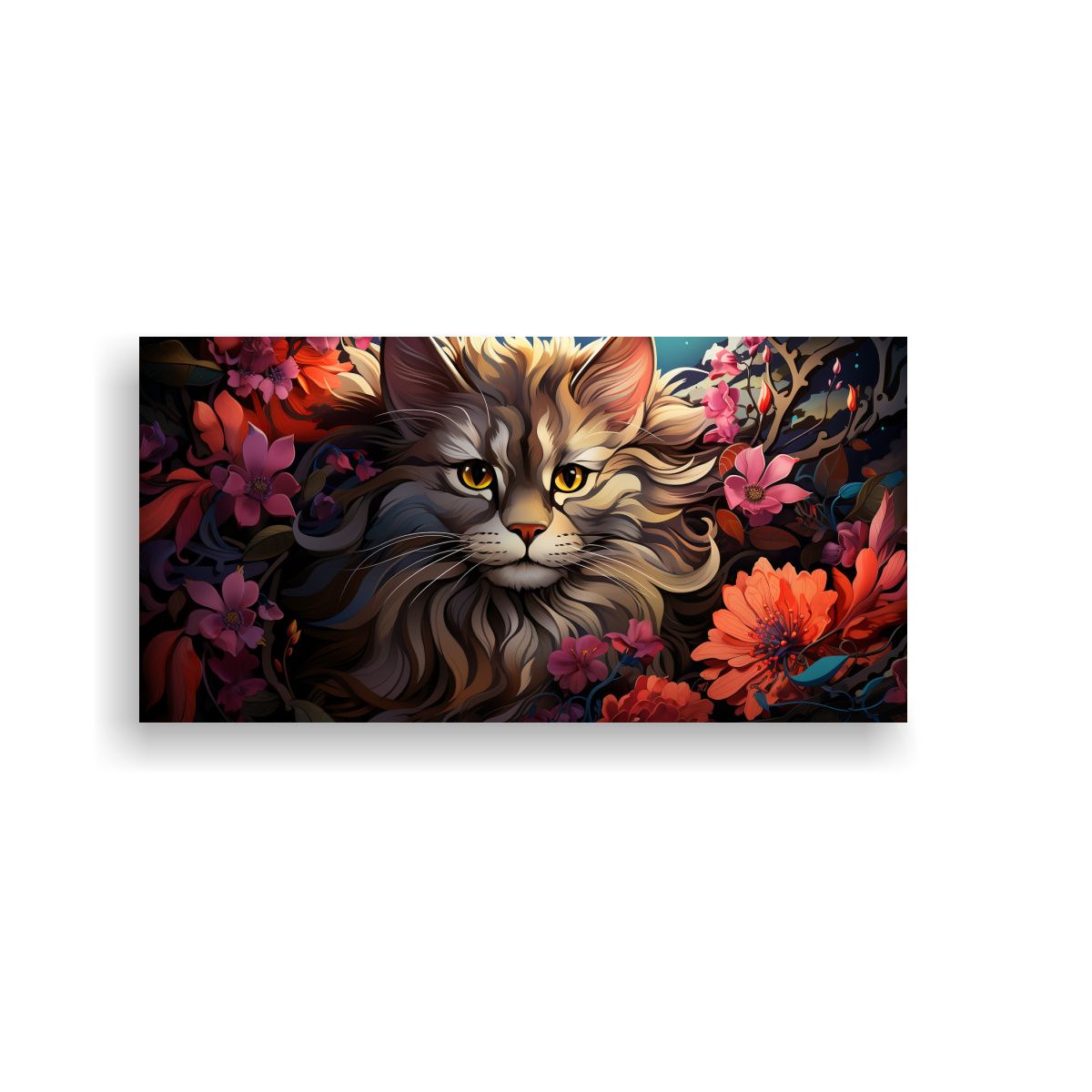 GENERICO - Pintura Digital De Ventana De Vidrio Manchado De G 160x80cm