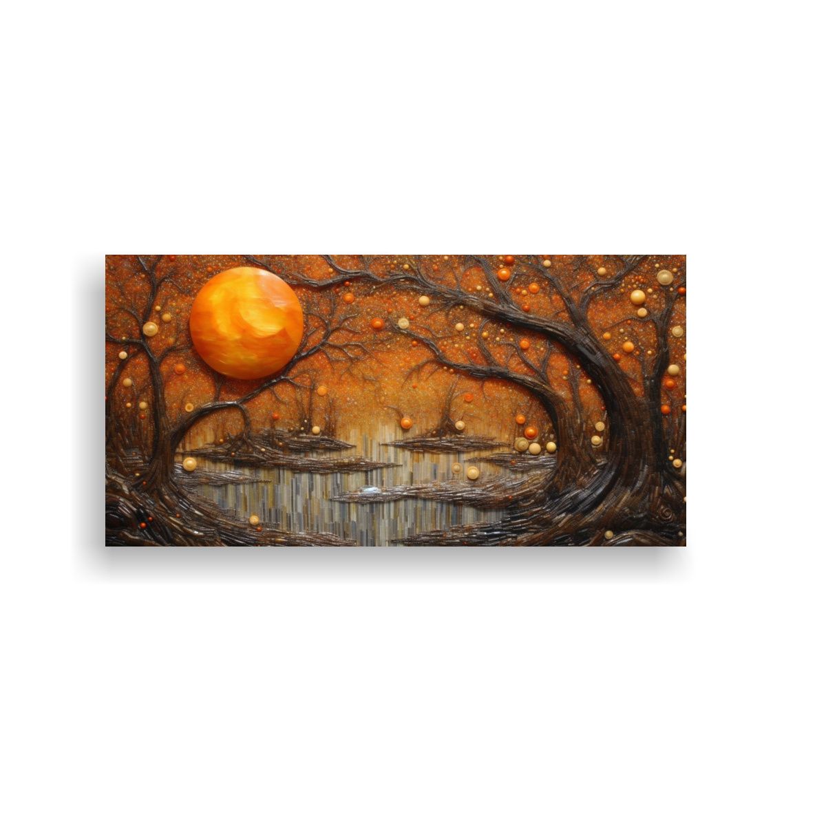 GENERICO - Cuadros Decorativos De Arte De Pared En 3D Con Len 160x80cm