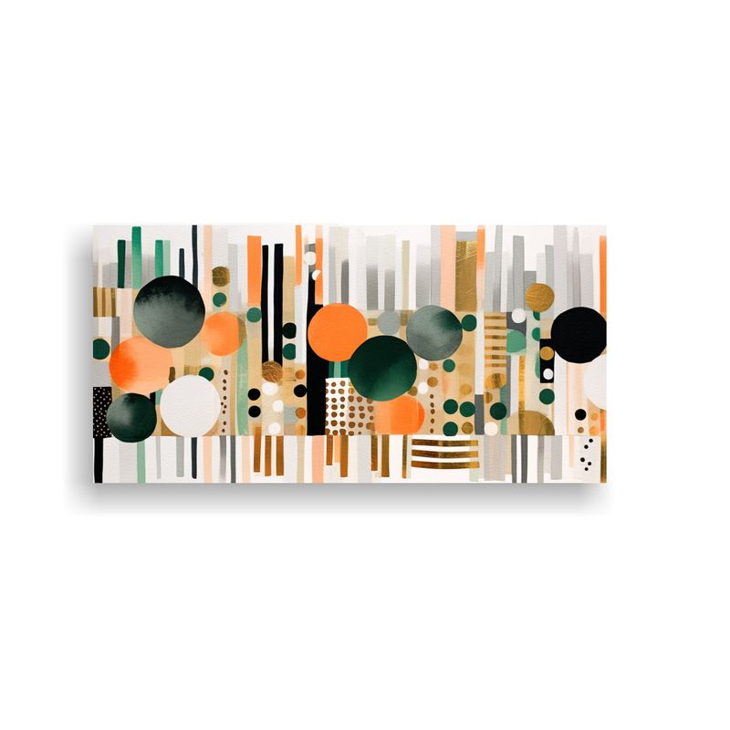 GENERICO - Lienzo Tela Abstracto Arte Visual Contemporáneo  120x60cm