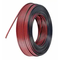 GENERICO - Rollo De Cable Para Parlante 2 X 0.75 Mm. 50 Mts Audio Cable.