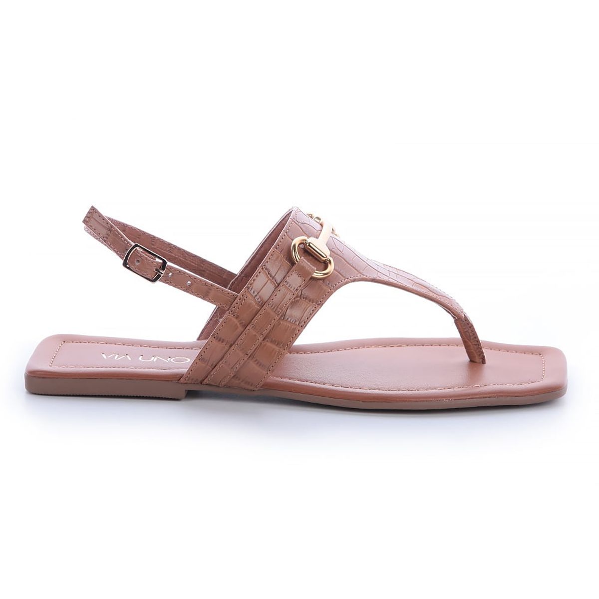 VIA UNO - Sandalia Mujer Camel Via Uno 22501608