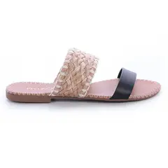 VIA UNO - Sandalia Mujer Negro 22501604