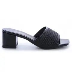 VIA UNO - Sandalia Mujer Negro 22532602