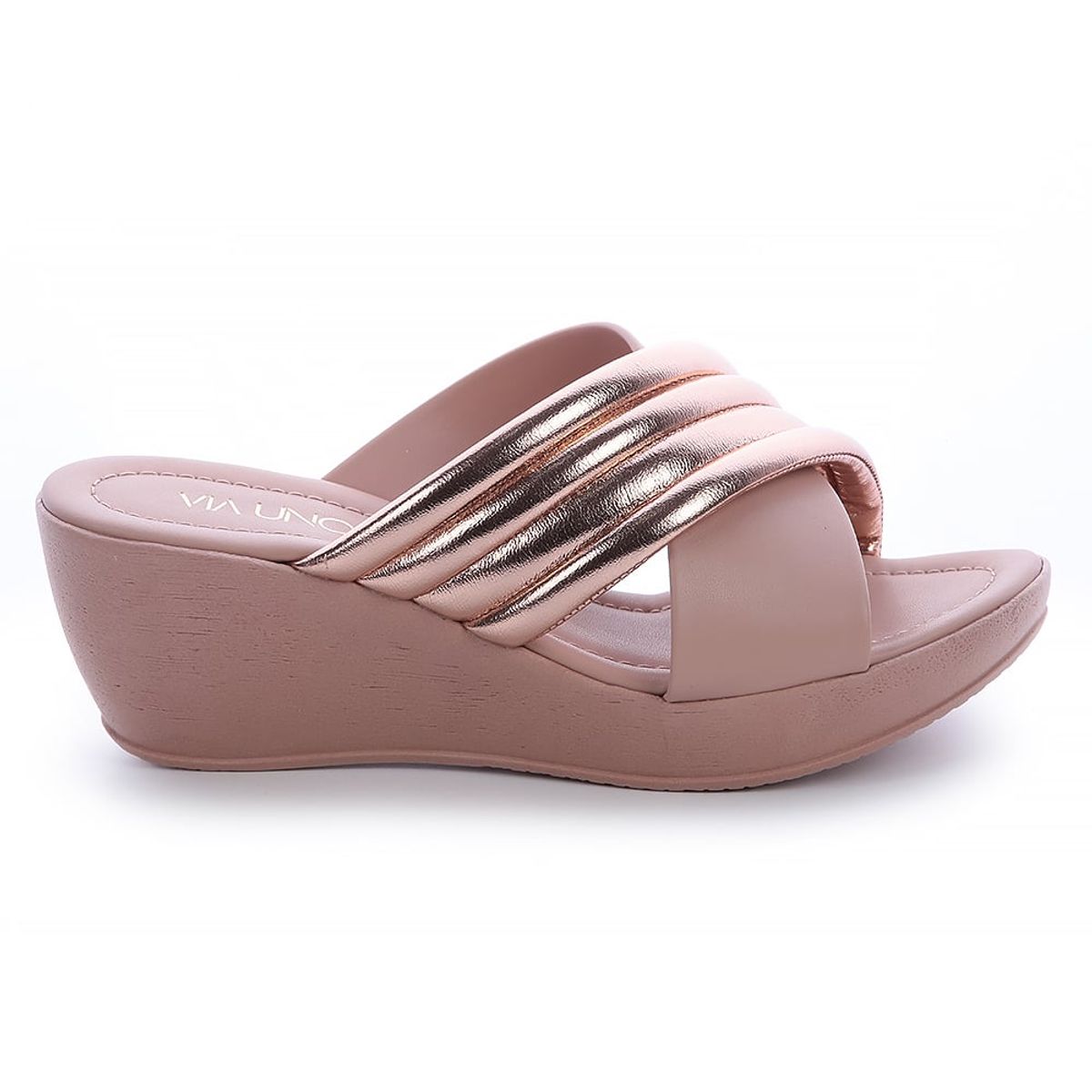 VIA UNO - Sandalia Mujer Nude Via Uno 22542604