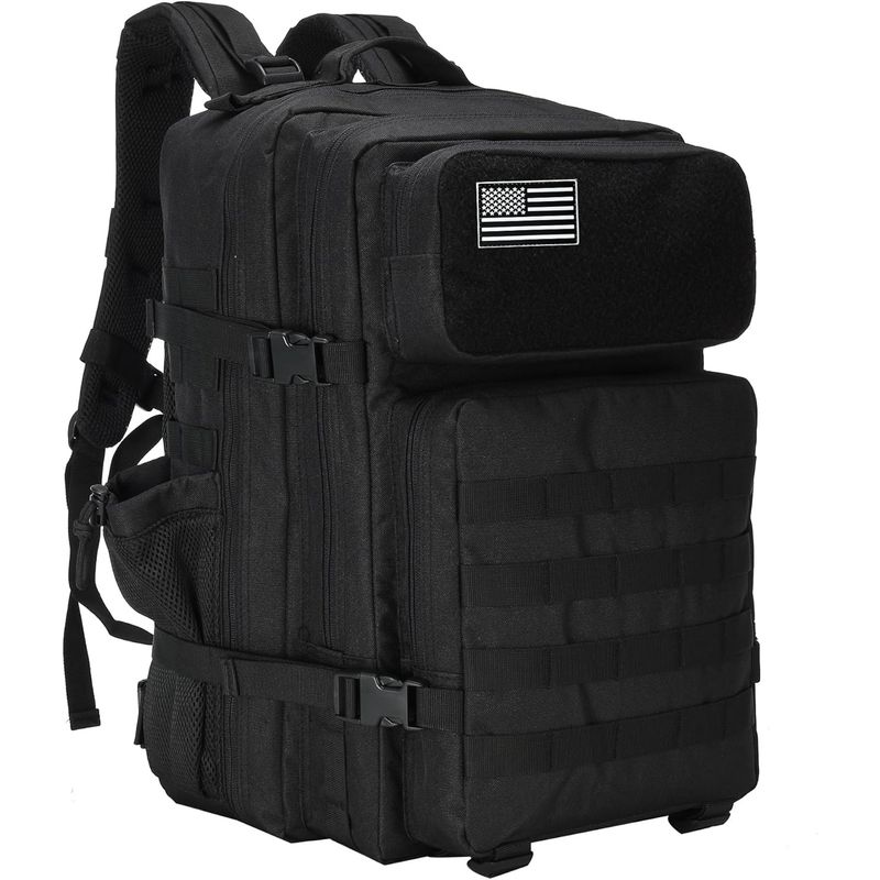 SHOP EHOME BAG - Mochila Tactica 50l Multiusos Color Negro Diseño de la tela Nylon