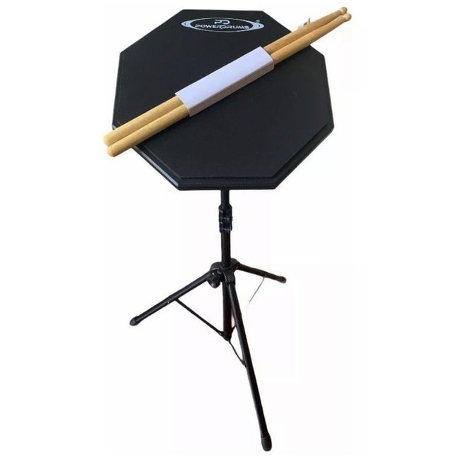 POWERDRUMS - Pad de Practica PowerDrums PDPR-12