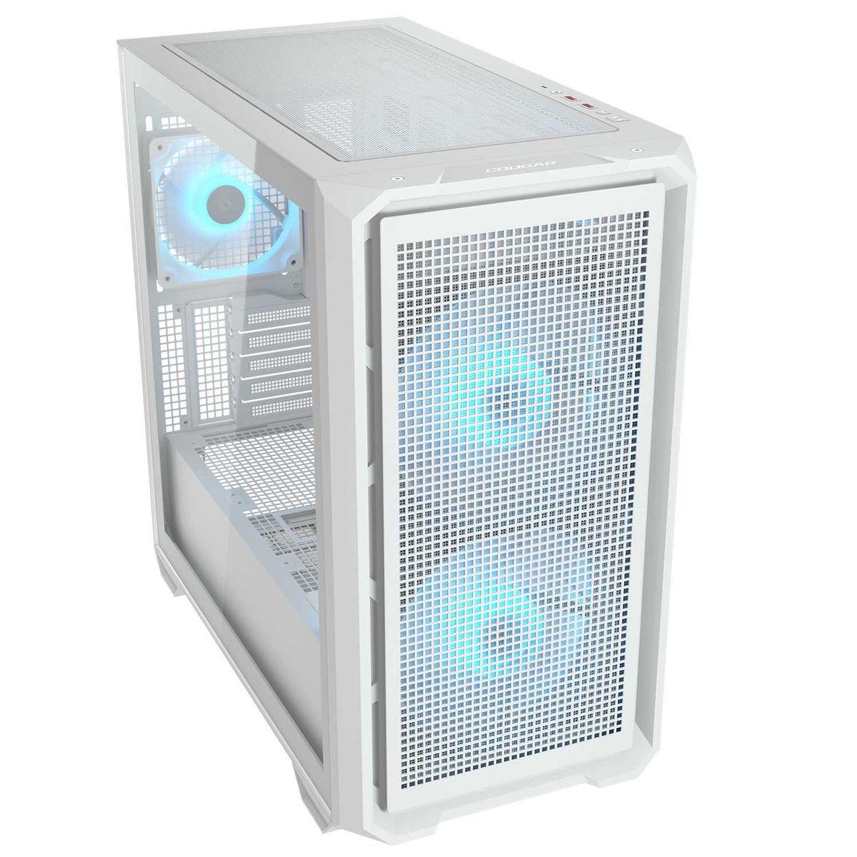 COUGAR - Gabinete gamer Cougar MX600 MINI RGB White