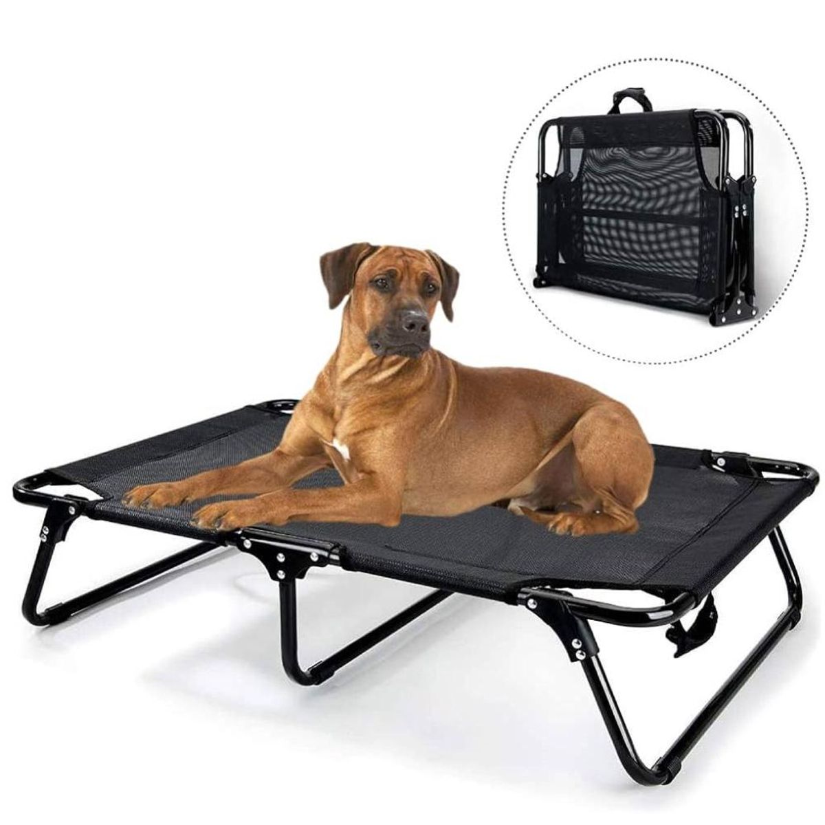 GOODGUAU - Cama Elevada Refrescante Perro Portatil M