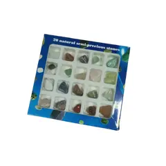 GENERICO - Caja 20 unds piedras de natural. Tamaño 0.7 a 1.5 cm