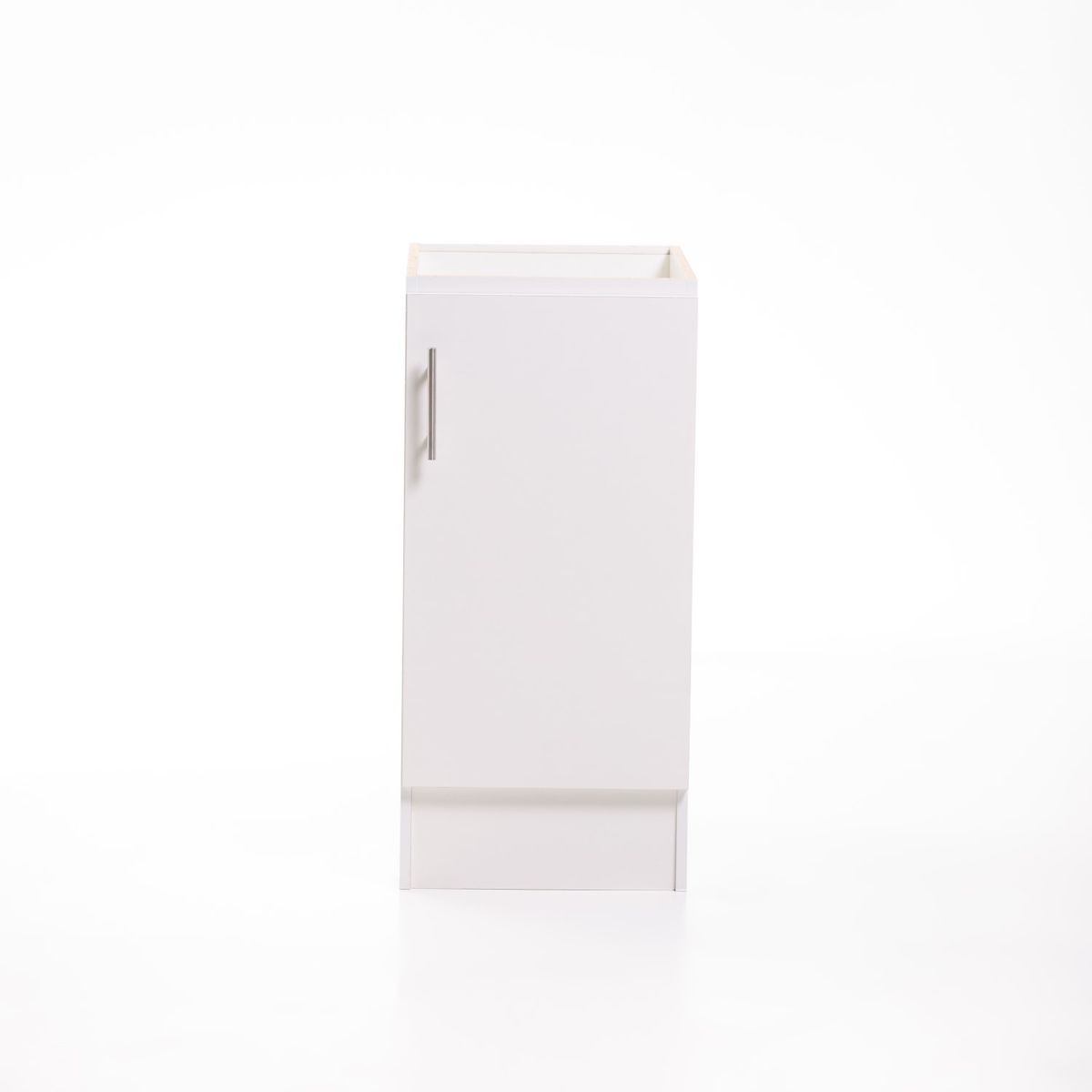 MOBELTEK - Base de Cocina de 1 Puerta 40 cm Blanca Derecha