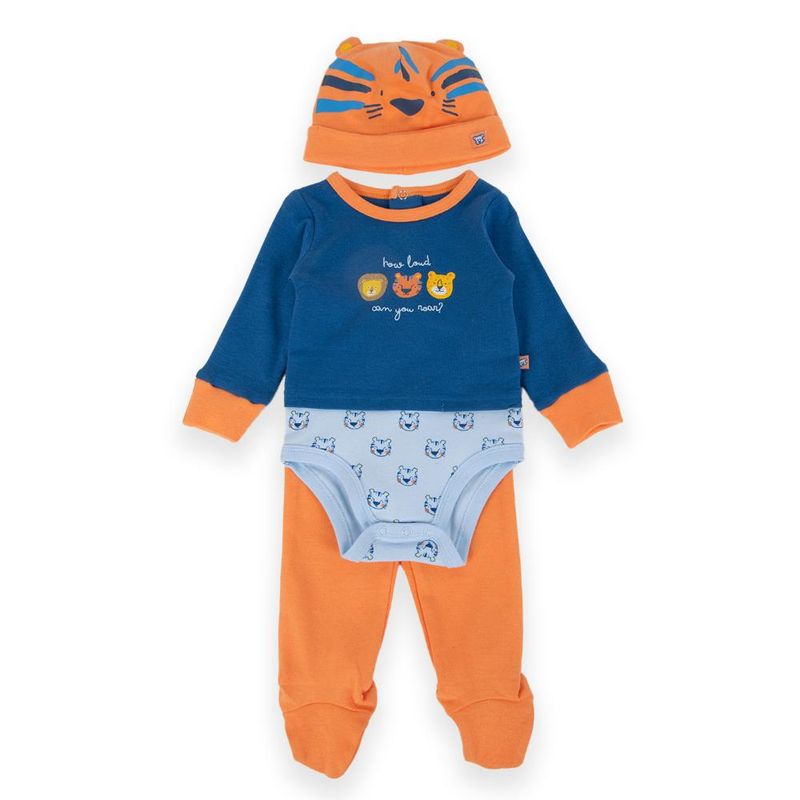 PILLIN - Set 3 Pzas Bebé Niño Multicolor Pillin - Multicolor