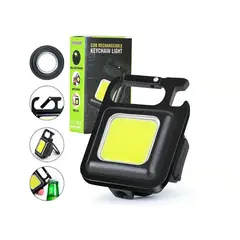 GENERICO - Luz Led Linterna Recargable Estilo Llavero Multifuncional