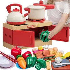 CRUSEC - Set de Juego De Cocina Infantil 84 Piezas