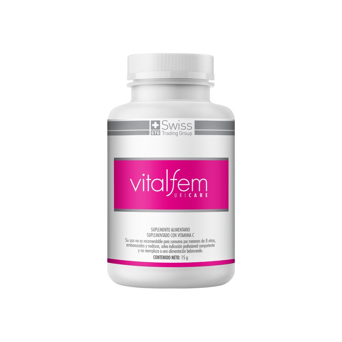 VITALFEM URICARE - Suplemento Alimenticio Vitalfem Uricare Con Vitamina C Para la Buena Salud Urinaria 30 Capsulas