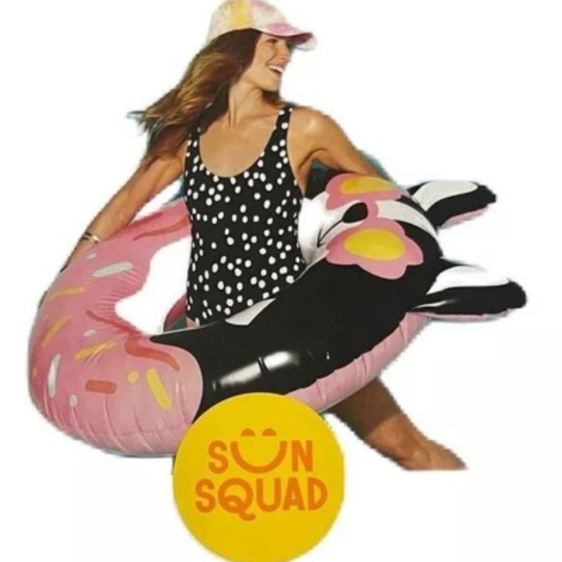 GENERICO - Flotador Inflable Redondo Sun Squad Verano Piscina Pool Floa