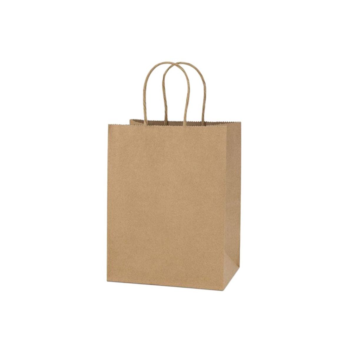 DALI - Bolsa papel kraft con manillas S 22 x 16 x 8 cm (12 und.)