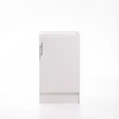 MOBELTEK - Base de Cocina de 1 Puerta 50 cm Blanca Derecha