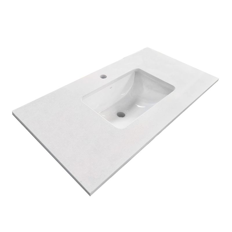 ZART - Lavamanos + cubierta Zart S 70x47 White Storm