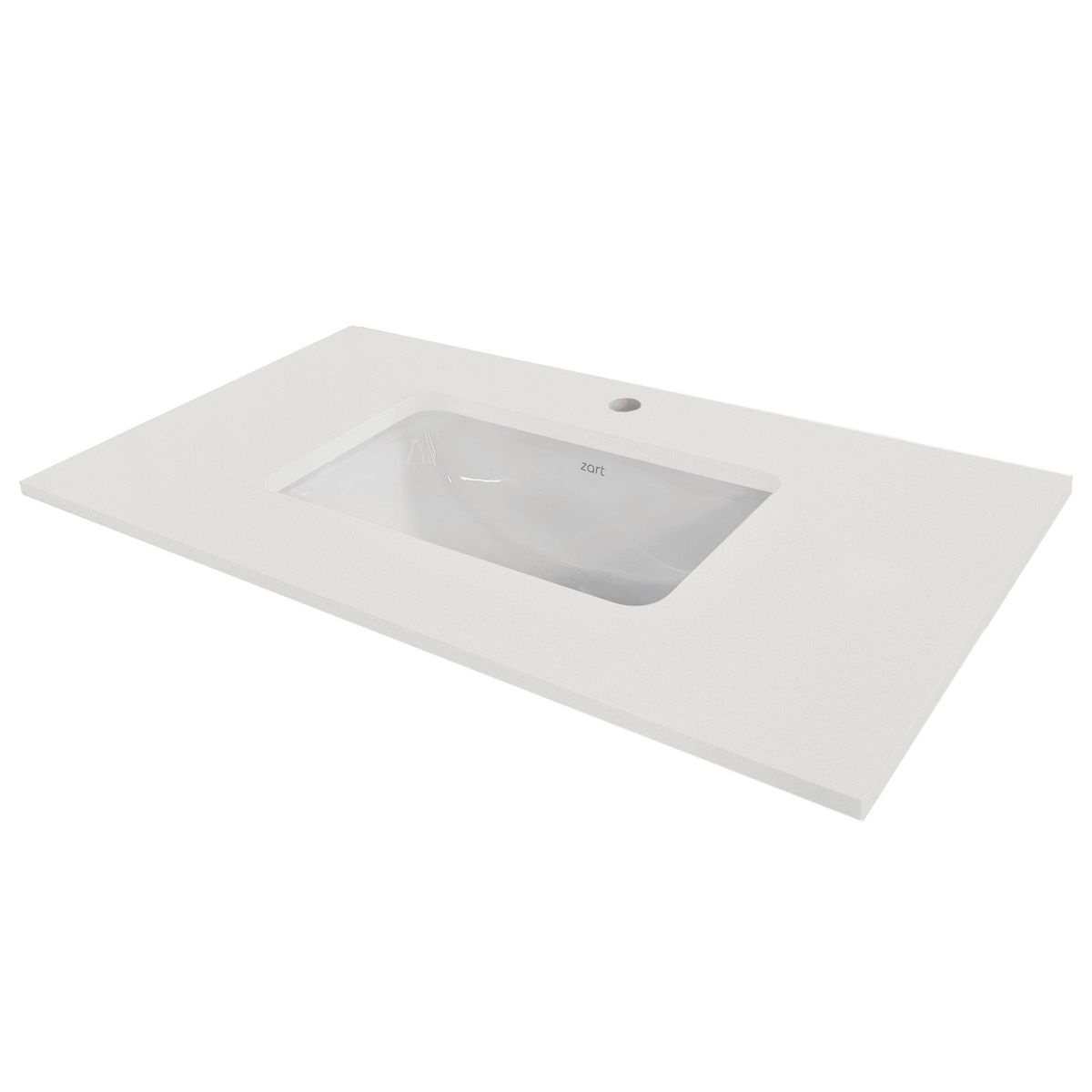 ZART - Lavamanos + cubierta Zart S 60x47 White Storm